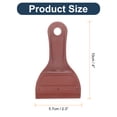 thumbnail image 2 of Uxcell 2pcs Small Squeegee 2.3 Inch Soft Rubber Blade Small Scraper for Glass Shower Cleaning, Red, 2 of 7
