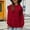 Red, variant on Sweaters for Women Solid Color Crew Neck Knit Pullover Sweater Soft Comfortable Casual Winter Warm