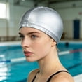 thumbnail image 5 of Toudaret Waterproof Swim Men Women Swimming Waterproof Adults Cloth Swim for Men Women Non-slip Breathable Bathing Comfortable Elastic Swim Pool Hat for Long, 5 of 8