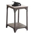 thumbnail image 3 of Acme Gorden Sofa Table Weathered Oak & Antique Nickel, 3 of 5