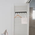 BESTYASH Space Aluminum Wall Mounted Hook Rack with Grey for Indoor and ...