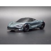 Open Box 2017-2023 MCLAREN 720S SUPER CAR GRAY 164 SCALE DIORAMA DIECAST MODEL CAR