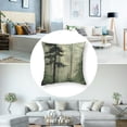 thumbnail image 5 of nygtbtfer Watercolor Green Tree Pillow Covers,Nature Themed Throw Pillows Rustic Forest Decorative Pillow Case Decor Square Cushion Cover for Home Sofa Outdoor  White, 5 of 7