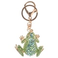 thumbnail image 4 of HEALEEP Rhinestone Frog Keychain Car Key Backpack Charm Pendant Hanging Decoration, 4 of 8