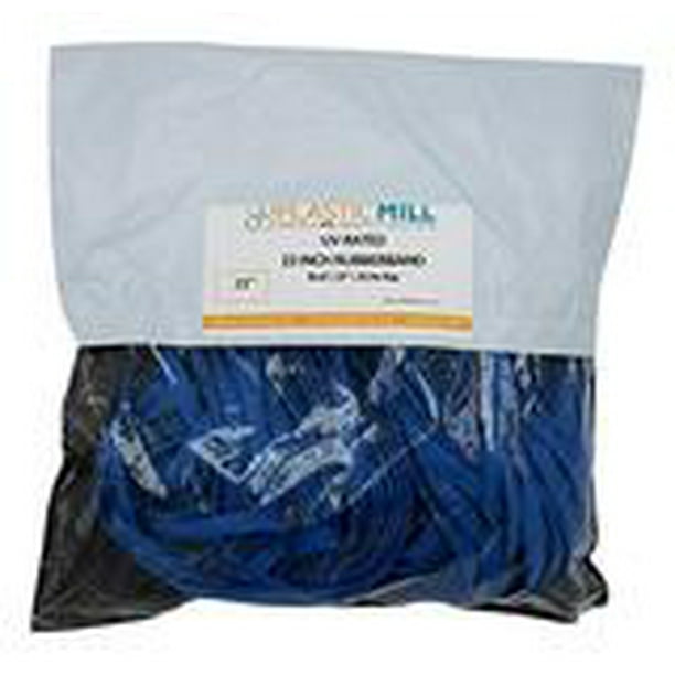 "23", Blue, UV Rated, Trash Bag Rubber Band for 4865 Gallon Garbage
