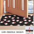 thumbnail image 3 of Black Christmas Santa Pattern Door Rugs,Washable Non Slip Door Mats Indoor,Decorative Door Mats,Entry Mat Indoor for Entrance,Bedroom,Kitchen,Bathroom,17"x30", 3 of 6
