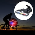 thumbnail image 1 of Colaxi Generic Bike Taillight Warning Light Mountain Bike Taillight ,Night Riding, Easy Installation, USB Rechargeable Lamp Solar USB charging, 1 of 8