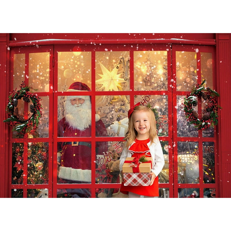 8 6FT Christmas Backdrop Christmas Santa Backdrops Photography
