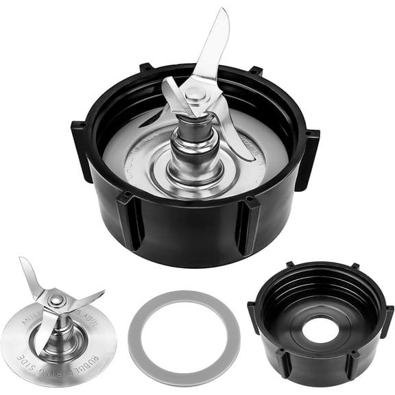 Blender Cutter Blade Base Cap Gasket Replacement Parts for Oster Osterizer Blender, Replaces 031014 148381, Compatible with Glass, Plastic & Stainless Steel Blender Jars, Repair Replacement Kit