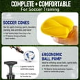 thumbnail image 4 of Set de Pelotas de Fútbol VAVOSPORT Tallas Oficiales 3, 4 y 5 con Bomba y Conos, 4 of 8