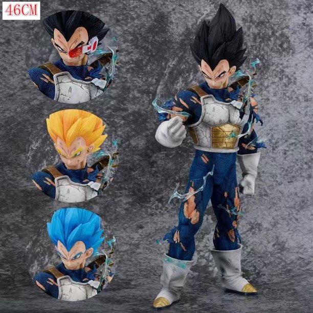 -figura de acción de Dragon Ball Z GK Super Saiyan Vegeta, juguete decorativo coleccionable de PVC, regalo de Navidad