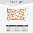thumbnail image 4 of Picia Autumn Pattern Plush Pillow Case – Soft and Cozy Cushion Cover, Hypoallergenic Throw Pillow Case for Home Decor-20"x30", 4 of 6
