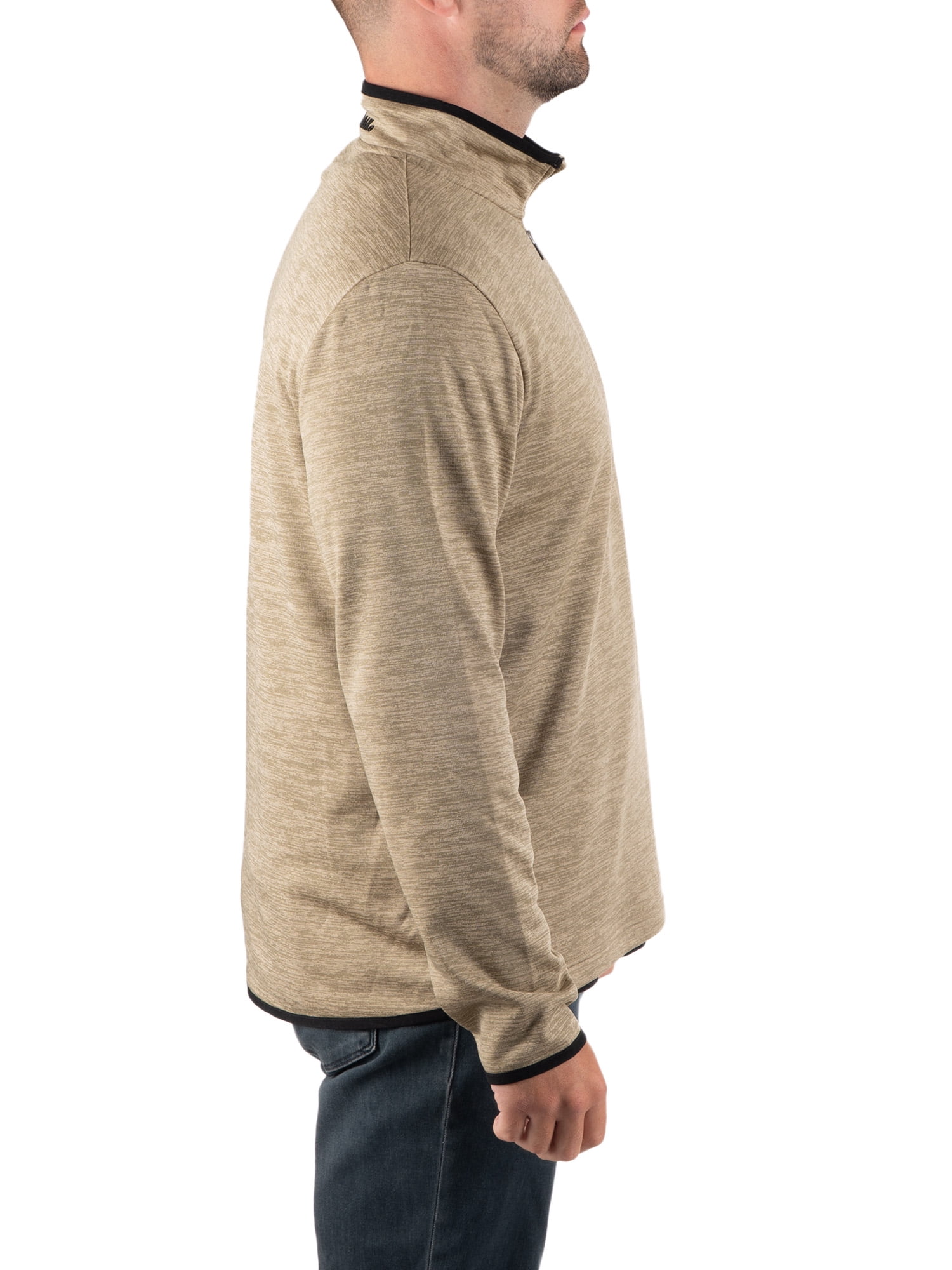 Mossy Oak Men's Fleece Quarter Zip Pullover Sweatshirt, Sizes S-2XL