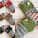 thumbnail image 5 of Guantes con bordado de pájaros, guantes tejidos de invierno cálidos sin dedos, manoplas de empalme de bloques de Color, guantes para mujeres y niñas, 5 of 5