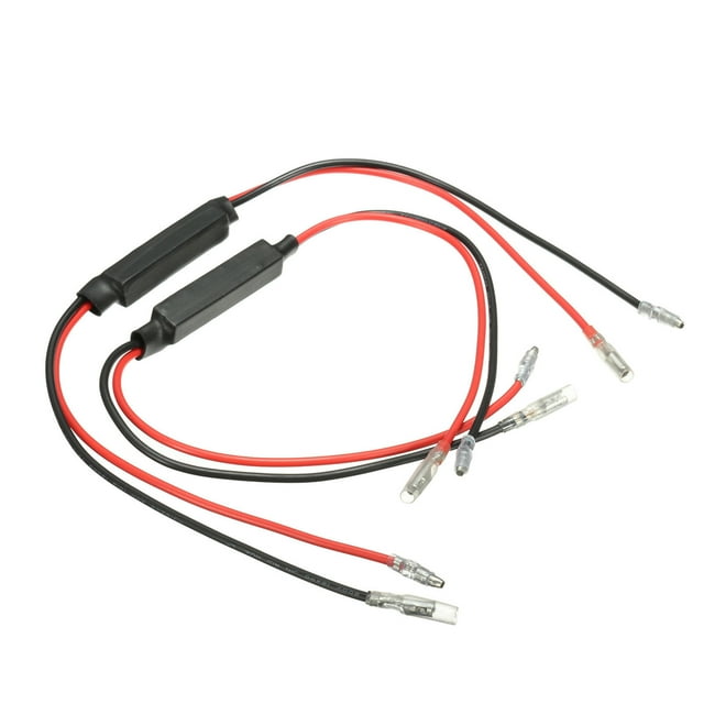 Xihbxyly Oferta Prime 2X 10W Motocicleta Bicicleta Indicador Señal de Giro Led Resistencia de Carga Decodificador Arreglar Error