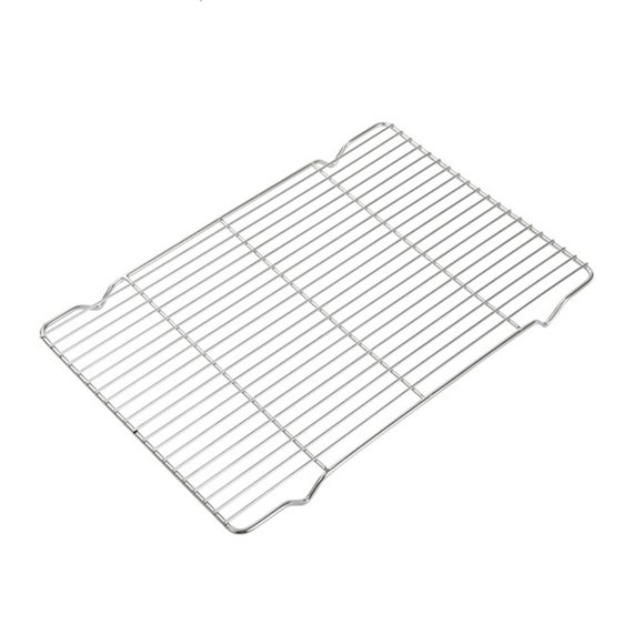 Refrigeración De Acero Inoxidable Para Barbacoa, Rejillas Para Hornear Para Galletas, Pan, Pasteles 2 Rejillas Vogacara OD013552-00