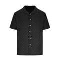 thumbnail image 6 of Posijego Shirts for Men Short Sleeve Casual Button down Shirts Summer Beach Vacation Shirts Clothes, 6 of 6