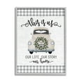 thumbnail image 5 of Stupell Industries This Is Us Home Phrase Farmhouse Truck Plaid Graphic Art Gray Framed Art Print Wall Art, 24x30, by Letter and Lined, 5 of 5