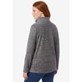 thumbnail image 2 of Woman Within Plus Size Microfleece Quarter-Zip Pullover, 2 of 6