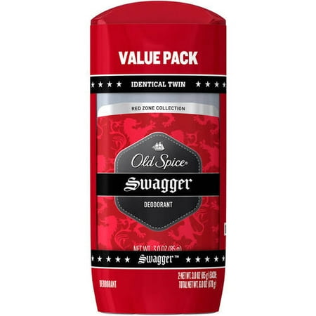 Old Spice Red Zone Swagger Deodorant, 3 oz Twin Pack