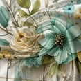 thumbnail image 7 of Ambesonne Cottagecore Valance & Curtain 3 Pcs Set, Home Lettering Floral, 55"x24", Mint Green Coconut Khaki, 7 of 7