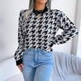 thumbnail image 4 of Pulls pour Femmes Automne/hiver Cardigans Pulls Manteau Tricoté Pull-Over Mode Hiver Manches Longues Col Rond, 4 of 8