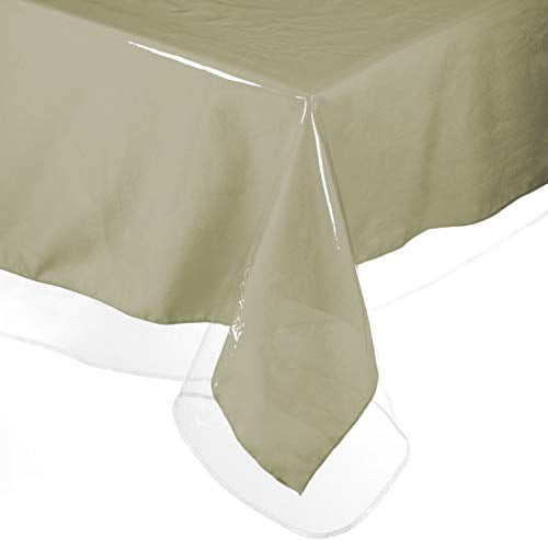 DecorRack 4 Rectangular Tablecloth -BPA- Free Plastic Disposable or Reusable in Turquoise Camping and Outdoor Picnic 54 x 108 inch 4 Pack Dining Table Cover Cloth Rectangle for Parties 
