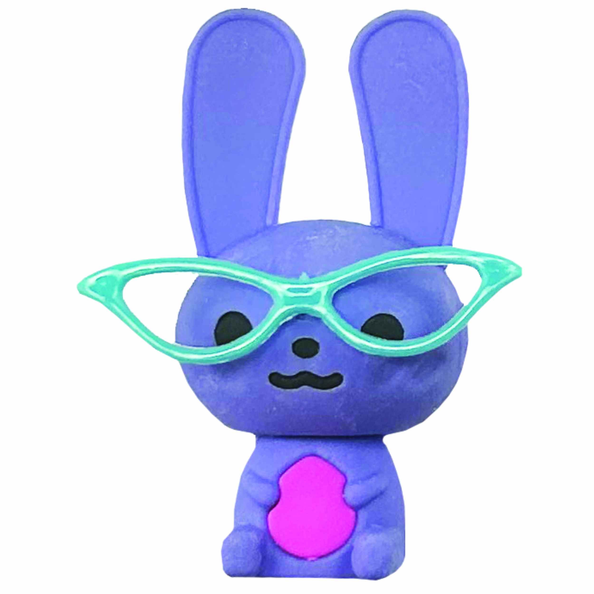 (2 pack) Ja-Ru Kawaii Cutie Eraser Buddies Playset, 1 Piece Set Plastic, All Ages Novelty Toy