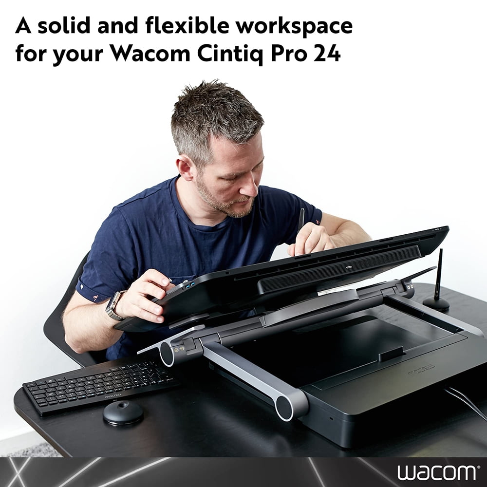 Wacom ACK62801K Ergo Stand for Wacom Cintiq Pro 24, Gray - Walmart.com