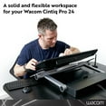 thumbnail image 2 of Wacom ACK62801K Ergo Stand for Wacom Cintiq Pro 24, Gray, 2 of 11