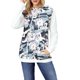 thumbnail image 2 of Sudadera con Capucha Floral Manga Larga Moda Casual Apariencia Atractiva Mujer METRO, 2 of 8