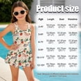 thumbnail image 7 of Xixirimido Unicorn Strawberry Print Girls One Piece Swimsuits Sleeveless Swim Dress for Girls Skirted Bathing Suit Hawaiian Skirt Swimwear UPF 50+ Sun Protection, 10-11 Years, 7 of 7