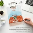 thumbnail image 5 of FMSHPON Pug Pumpkins Clipboard Hardboard Wood Nursing Clip Board and Pull for Standard A4 Letter 13x9 inches, 5 of 8