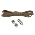 thumbnail image 2 of Elastic Shoelaces Quick Laces for Running Shoes Boots Elderly Brown, 2 of 8