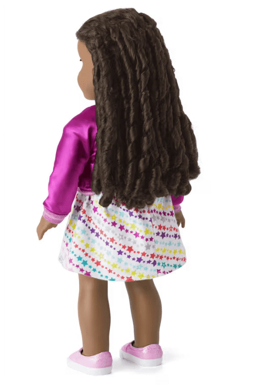 American Girl Truly Me 18 inch Doll 67 Brown Eyes Deep Skin Curly Hair