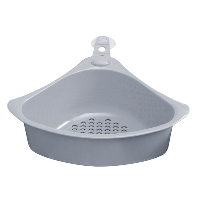 Kitchen Sink Drain Basket Swan Drain Rack Swan Shape Sink Basket Kitchen Triangular Sink Drain Filter Basket Shelf Storage Rack Sponge Holder