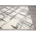 thumbnail image 4 of Abani Casa Collection Cream Grey 8' x 10' Crosshatch Modern Area Rug, 4 of 5