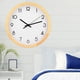 thumbnail image 2 of Reloj grande de pared de madera maciza, silencioso y sencillo, colgante, para el hogar, oficina y dormitorio (sin esfera), 2 of 8