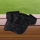 thumbnail image 2 of Sombrero con visera para el sol con brillantes diamantes de imitación, ligero, transpirable y ajustable para verano. Negro, 2 of 9