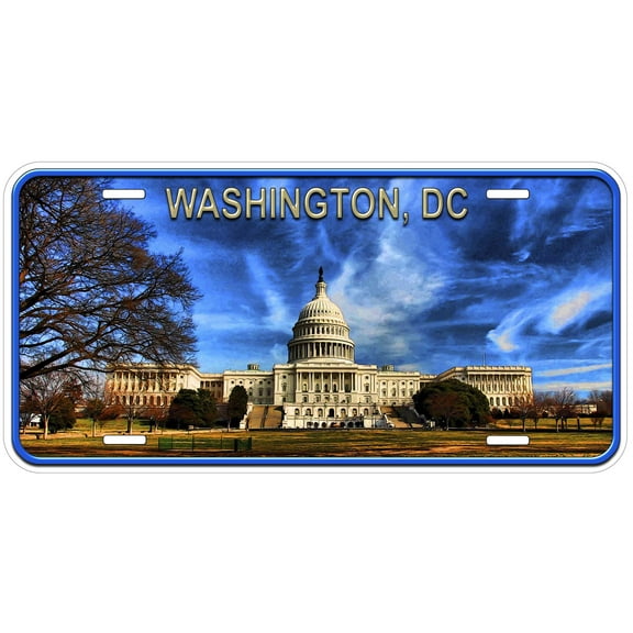 Washington DC Capital Novelty Car License Plate