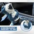 thumbnail image 4 of YSTIANN Fashionable Shark - Themed Car Shift Gear Cover: Sweater Hoodie Auto Gear Shift Knob Protector – Cute Universal Interior Accessory & Gift for Most Vehicles, Adding Playful Style（blue）, 4 of 7