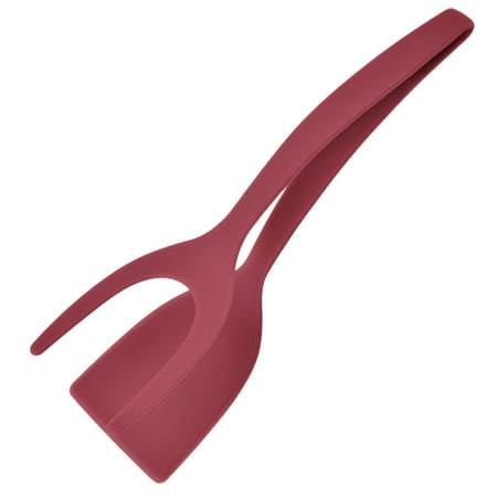 

Egg Spatula Grip and Flipp Tongs Spatula 2 in 1 Omelette Clamp Frying Turning Grilling Kitchen Cooking Tool for Omelette Pancake Steak Fish and Egg Egg Flipper Spatula