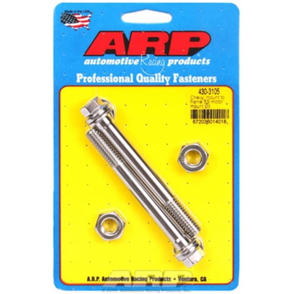 ARP 4303105 Chevrolet V6 & V8- Mount To Frame- Hex Motor Mount Bolt Kit