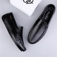 thumbnail image 3 of Men's Leather Loafers Casual Slip-On Driving Shoes Breathable Moccasins Zapatos de vestir Mocasines elegantes, 3 of 7