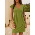 thumbnail image 2 of Vestido de verano Dokotoo Summer 2025 para mujer, casual, primavera, verde, 2 of 6