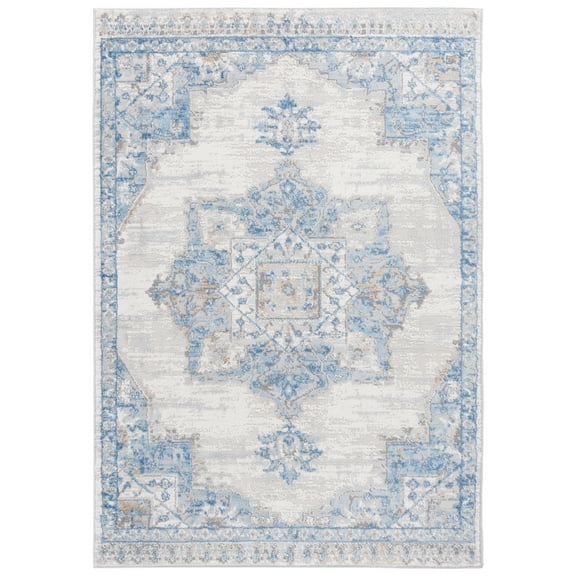 SAFAVIEH Riverfront Shivan Bradford Oriental Area Rug, Ivory/Grey, 2'6" x 4'