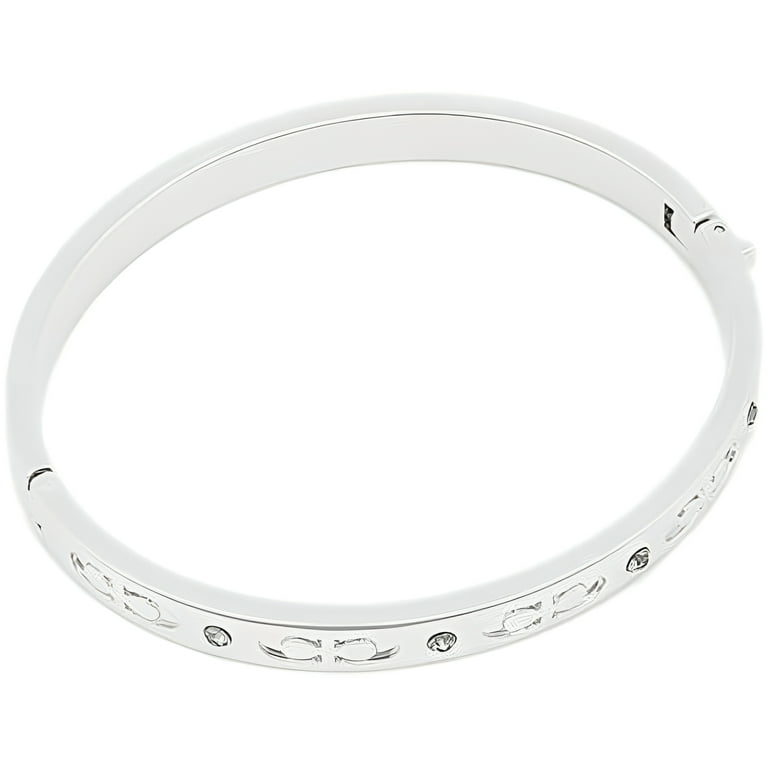 Sterling Silver Coach Bangle Bracelet 001-610-00241 | Minor