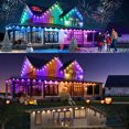 thumbnail image 4 of LLQkigsxse Bande Lumineuse de Toit LED Intelligente en Fil Transparent Contrôlée par Application Effet Lumineux Multicolore Synchronisation Musicale pour Décorations de Noël, 4 of 7