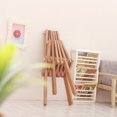 thumbnail image 6 of Kripyery 1:12 Dollhouse Chair Foldable Miniature Beach Lounge Lanscape Garden Wood Chair Miniature Furniture Photograph Layout Prop, 6 of 8