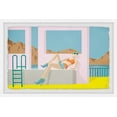 thumbnail image 2 of Posing By The Pool Framed Painting Art Print, 30.00" x 1.50", 2 of 6